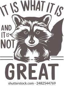 Cute Raccoon t-shirt design.every raccoon t-shirt