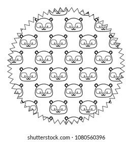 cute raccoons design