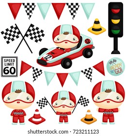Cute Racer Boy