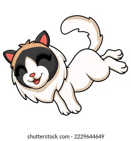 Dibujo de un gato de muñeca de trapo lindo
