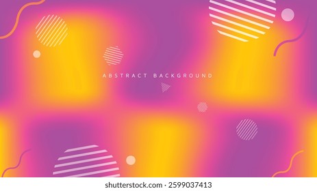 Cute rainbow abstract background for design elements