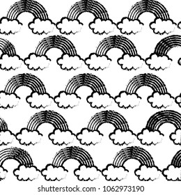 cute rainbow clous magic fantasy background