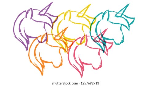 unicorn T-shirt rainbow fairies funny ladies girls pink horn class fun stars
