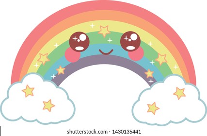 Cute Rainbow - Kawaii Rainbow