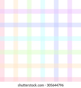 cute rainbow pastel strip or gingham or scotch seamless pattern