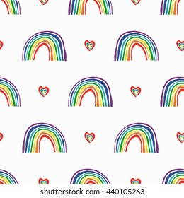 Cute rainbow pattern