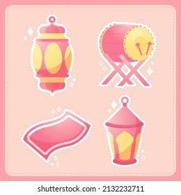 Cute ramadan  eid mubarak  islamic background