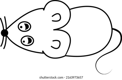 Cute Rats, Mouse Character Vector illustration EPS And Image