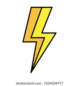 cute ray thunder icon