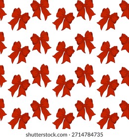 Lindo diseño de patrón de arco rojo precioso para el fondo y la tela