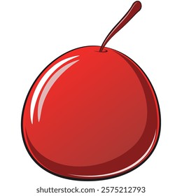 Cute red cherry fruit vektor illustration, work of hand drawn