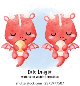 Cute Red Dragon, Dragon, Year of the dragon