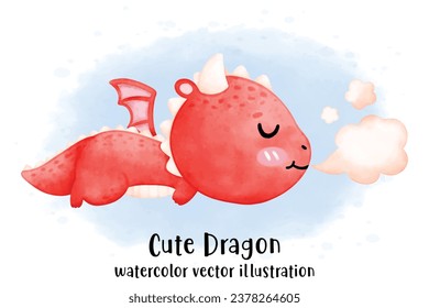 Cute Red Dragon, Dragon, Year of the dragon