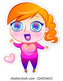 cute red haired girl