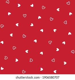 fondo valentino del corazón rojo lindo