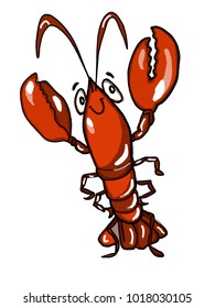 cute red lobster 