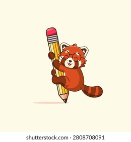 Cute Red Panda Hanging