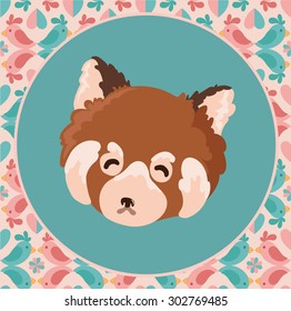 Cute Red Panda Icon