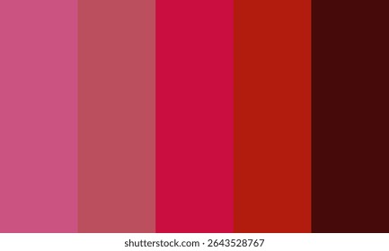 Cute Red Rose Color Palette