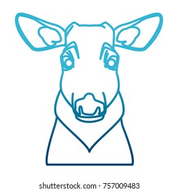 Cute reindeer cartoon