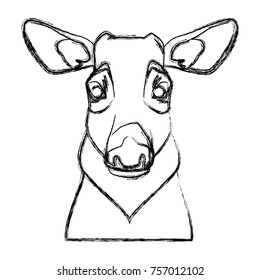 Cute reindeer cartoon
