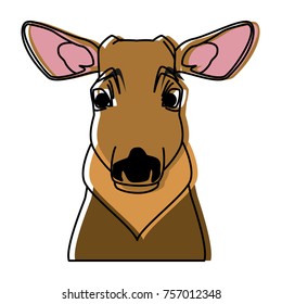 Cute reindeer cartoon