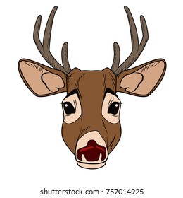 Cute reindeer cartoon