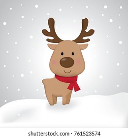 Cute reindeer design