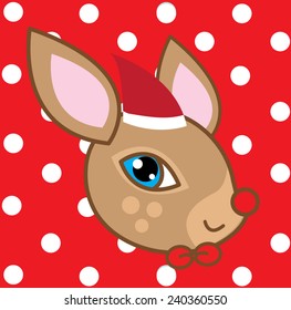 Cute Reindeer Vector