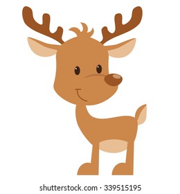 Cute Reindeer Vector Illustration