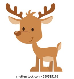 Cute reindeer vector illustration
