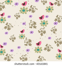 cute repeated nature pattern