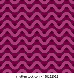 Cute repeating wave pattern, wave background. Vector illustration.
