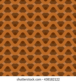 Cute repeating wave pattern, wave background. Vector illustration.