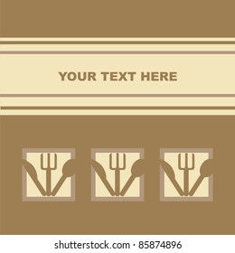 cute restaurant card