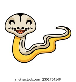Cute reticulated motley tiger platinum cartoon