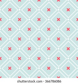 Cute retro abstract heart seamless pattern.Perfect for decoration postcards, brochures, textiles or paper packaging.Ideal for Save The Date, baby shower, valentines day, birthday cards, invitations