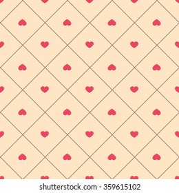 Cute retro abstract seamless pattern.Perfect for decoration postcards, brochures, textiles or paper packaging.deal for Save The Date, baby shower, valentines day, birthday cards, invitations