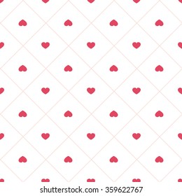 Cute retro abstract seamless pattern.Perfect for decoration postcards, brochures, textiles or paper packaging.Ideal for Save The Date, baby shower, valentines day, birthday cards, invitations