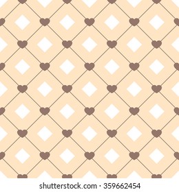 Cute retro abstract seamless pattern.Perfect for decoration postcards, brochures, textiles or paper packaging.Ideal for Save The Date, baby shower, valentines day, birthday cards, invitations