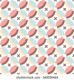 Cute retro abstract seamless pattern.Perfect for decoration postcards, brochures, textiles or paper packaging.Ideal for Save The Date, baby shower, valentines day, birthday cards, invitations