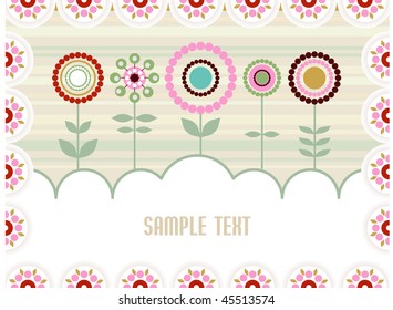 cute retro card