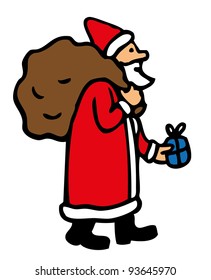 Cute Retro Santa