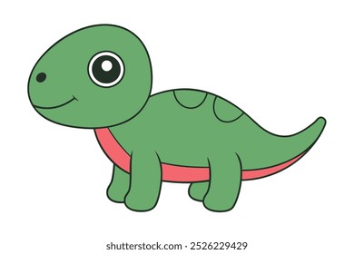 Lindo Rex Reptil Animal Arte vectorial.