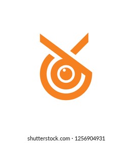 cute rhino head symbol logo vector