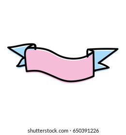 cute ribbon decoration design