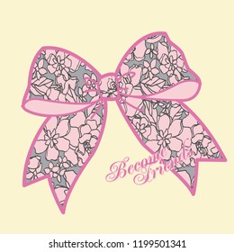 Cute Ribbon illustration