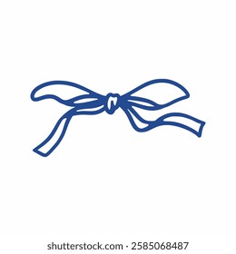 Cute Ribbon Rope Hand Drawing Illustration