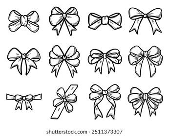 Cute Ribbon Set - Colorless