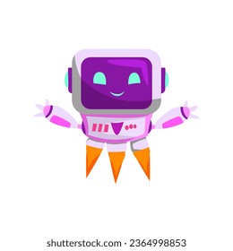 Cute Robot Assistant Character Illustration